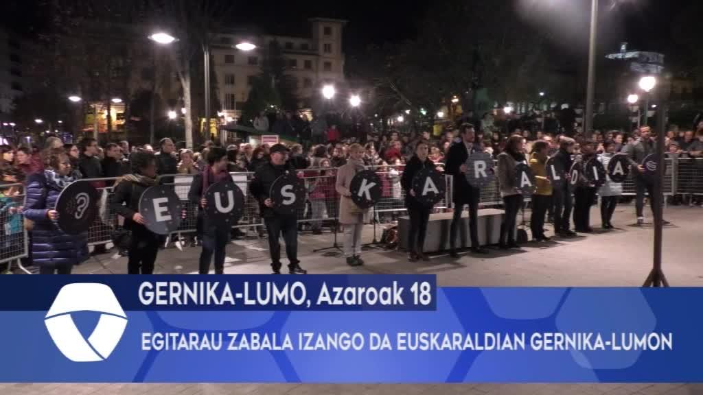 Egitarau zabala izango da Euskaraldian Gernika-Lumon