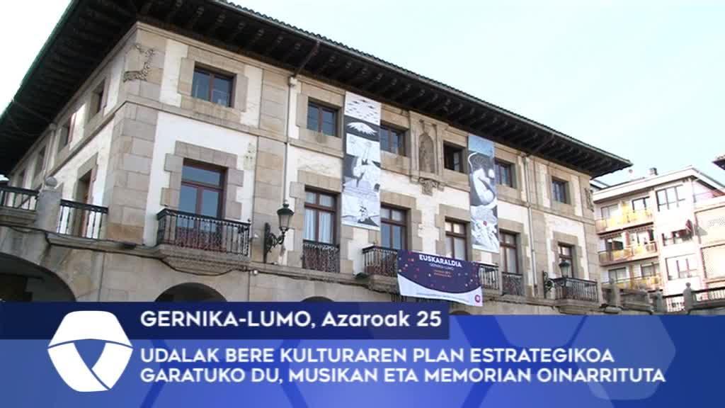 Gernika-Lumoko Udalak bere Kulturaren Plan Estrategikoa garatuko du musikan eta memorian oinarrituta