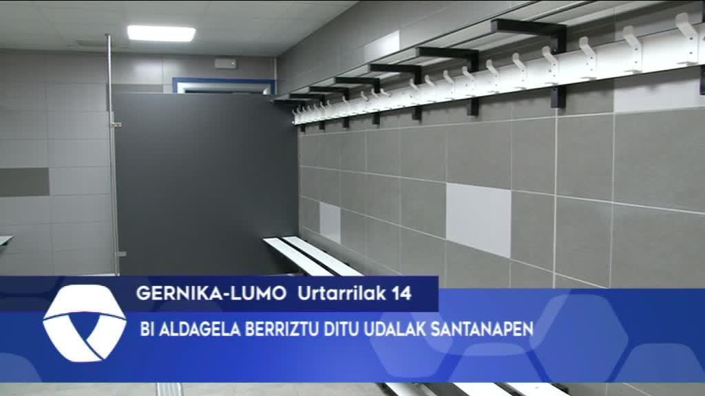 Bi aldagela berriztu ditu Gernika-Lumoko Udalak Santanapen