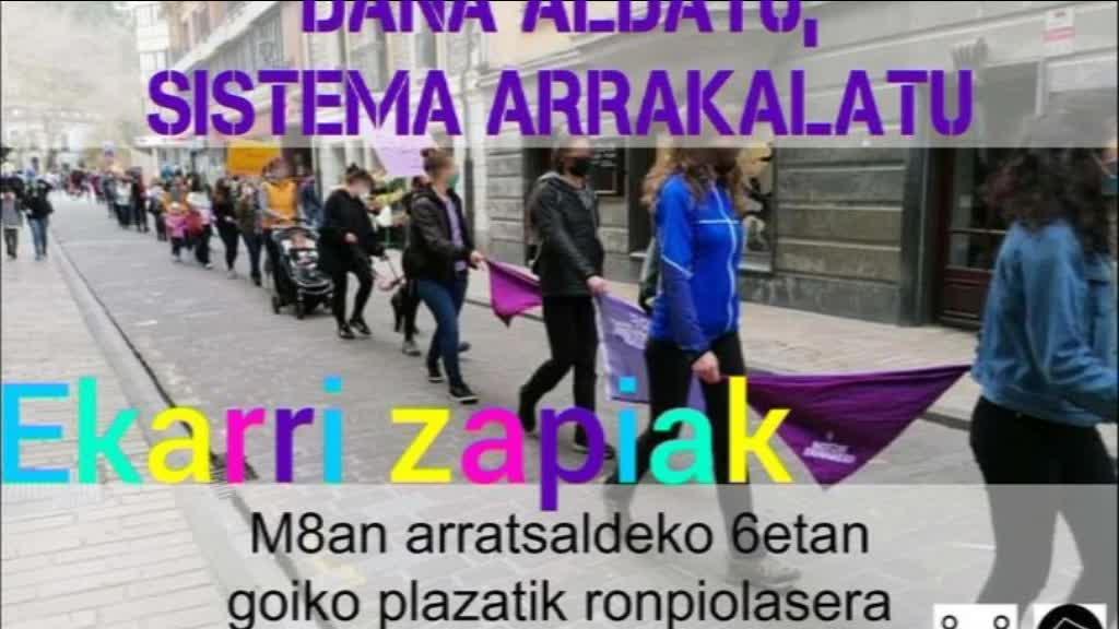MARTXOAREN 8AN ZAPIDUN GIZA KATE BIDEZ BURUTUKO DUTE EUREN ALDARRIKAPENA BERMEON