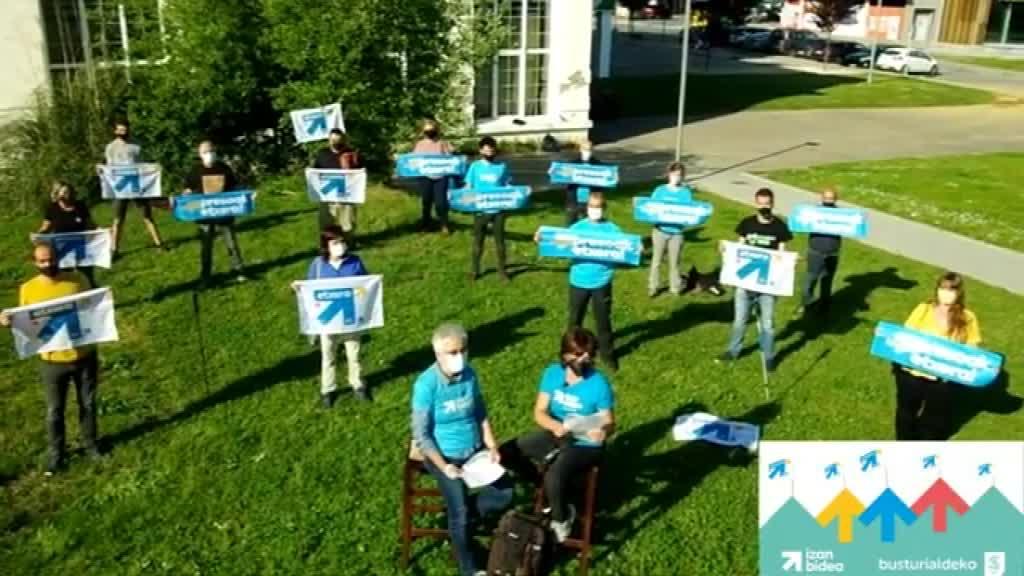 BUSTURIALDEKO SARE-K IZAN BIDEA 650 TONTOR EKIMENA AURKEZTU DU