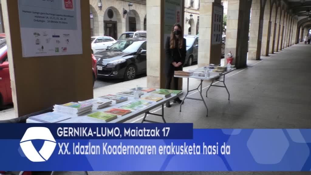 XX. IDAZLAN KOADERNOAREN ERAKUSKETA HASI DA
