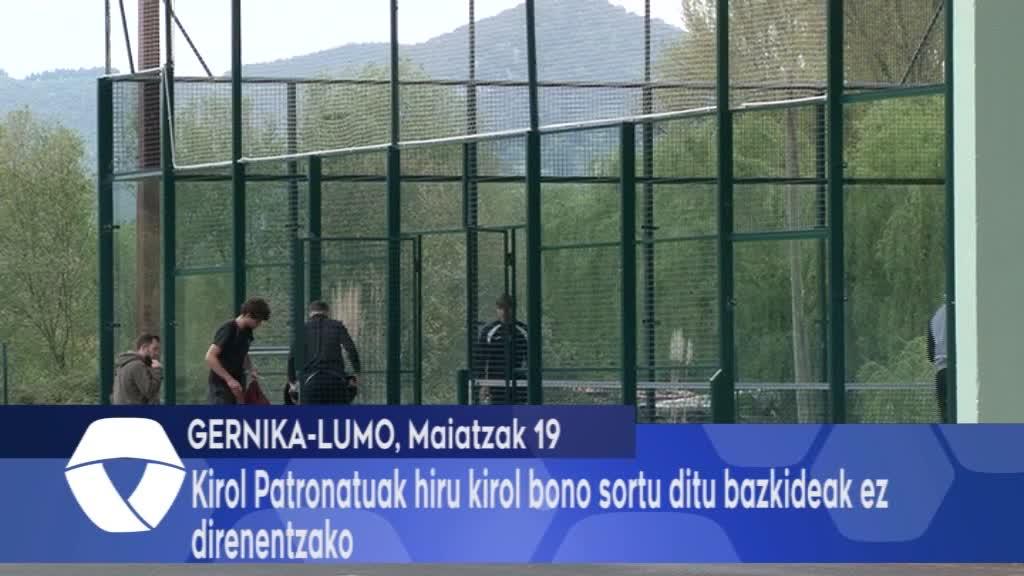 Gernika Kirol patronatuak hiru kirol bono sortu ditu bazkideak ez direnentzako
