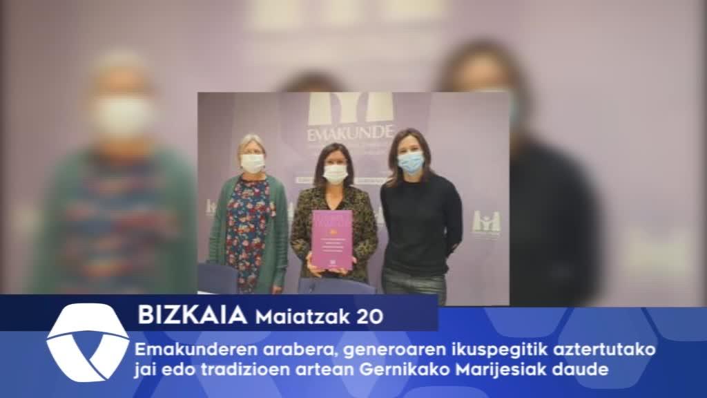 Emakunderen arabera, generoaren ikuspegitik aztertutako jai edo tradizioen artean Gernikako Marijesiak daude