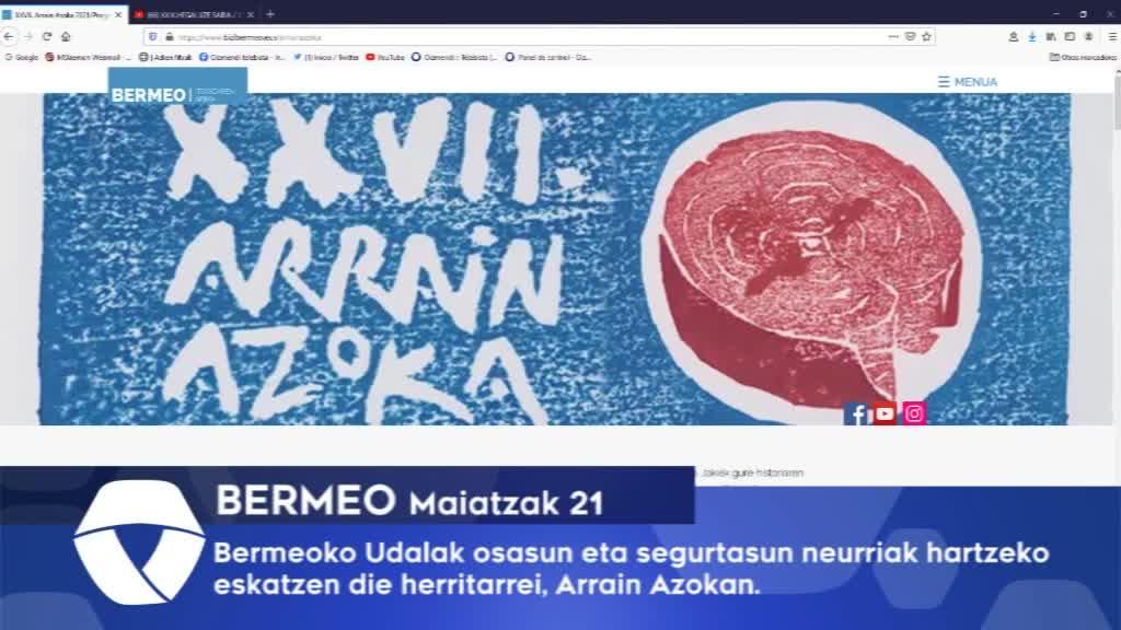 Bermeoko Udalak osasun eta segurtasun neurriak hartzeko eskatzen die herritarrei, Arrain Azokan