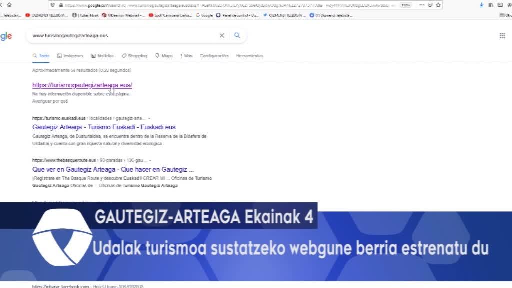 Udalak turismoa sustatzeko webgune berria estrenatu du