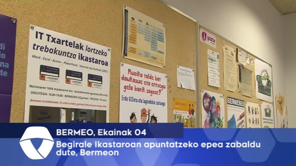 Begirale ikastaroan apuntatzeko epea zabaldu dute, Bermeon