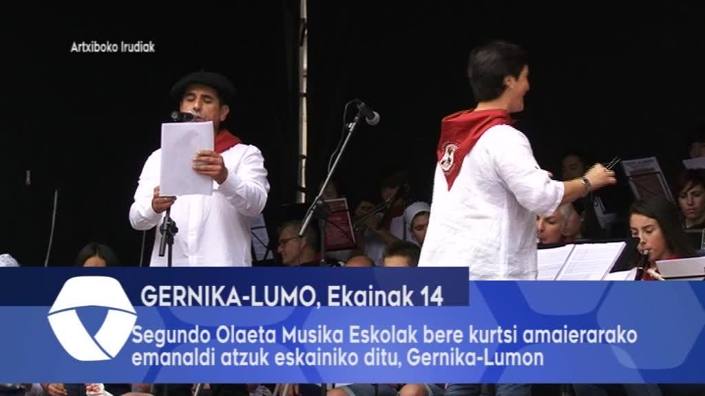 Segundo Olaeta Musika Eskolak bere kurtso amaierarako emanaldi batzuk eskainiko ditu, Gernika-Lumon