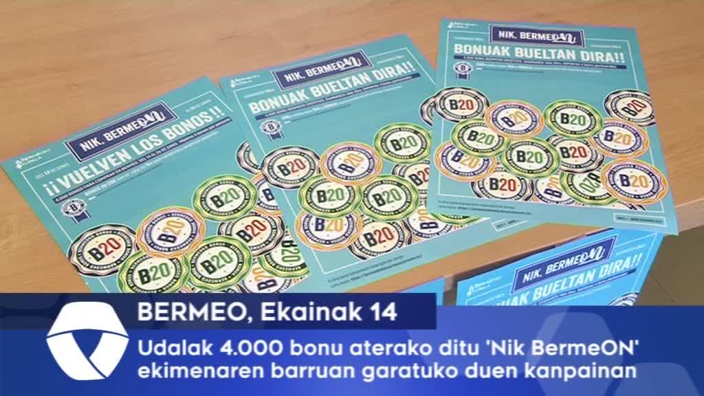 Bermeoko Udalak 4000 bonu aterako ditu ‘Nik BermeON’ ekimenaren barruan garatuko duen kanpainan