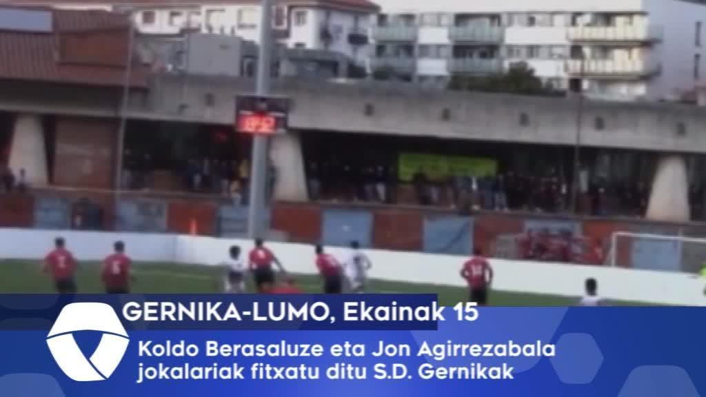Koldo Berasaluze eta Jon Agirrezabala jokalariak fitxatu ditu S.D.Gernikak