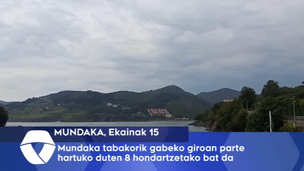 Mundaka tabakorik gabeko giroan parte hartuko duten 8 hondartzetako bat da