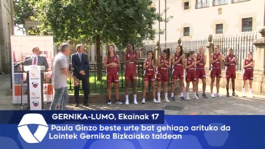 Paula Ginzo beste urte bat gehiago arituko da Lointek Gernika Bizkaiako taldean