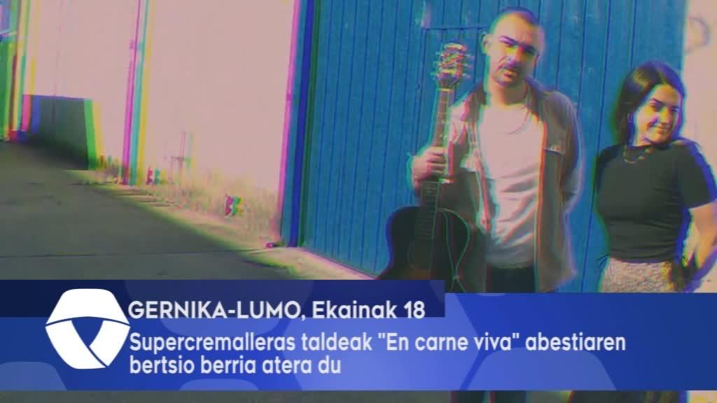 Supercremalleras taldeak -en carne viva- abestiaren bertsio berria atera du