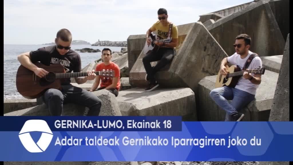 Addar taldeak Iparragirren joko du, zapatuan