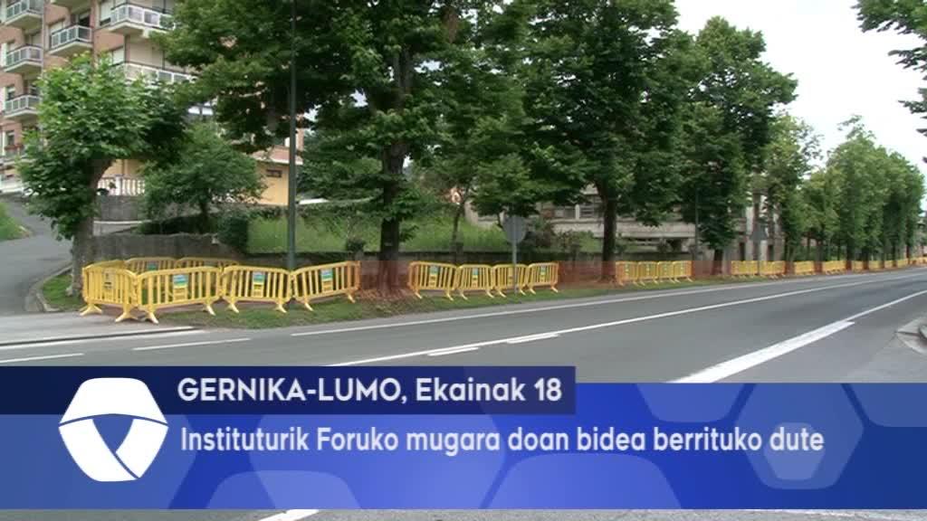 Instituturik Foruko mugara doan bidea berrituko dute