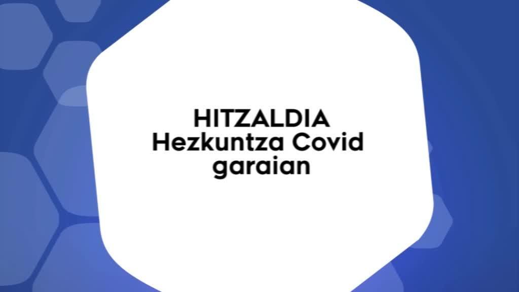 ‘Hezkuntza Covid garaian’ hitzaldia