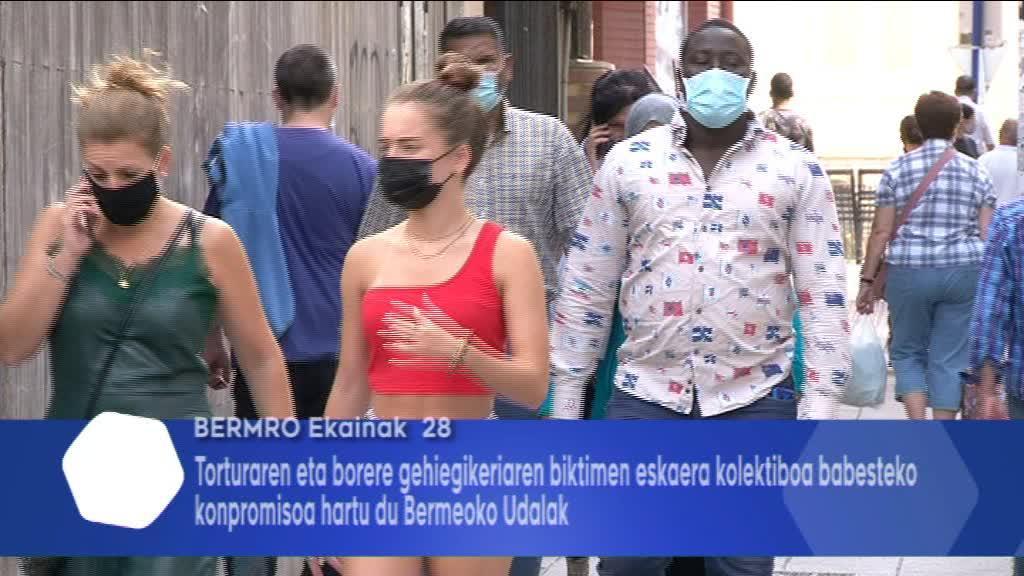 Botere gehiegikeria eta tortura biktimak babesteko konpromisoa hartu du Bermeoko Udalak