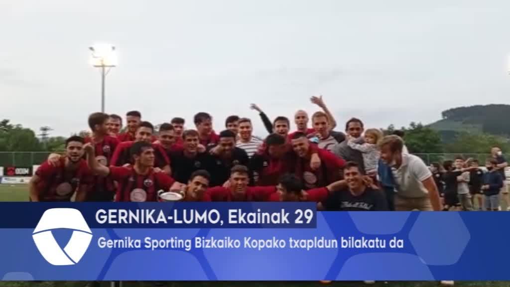 Gernika Sporting Bizkaiko Kopako txapeldun bilakatu da