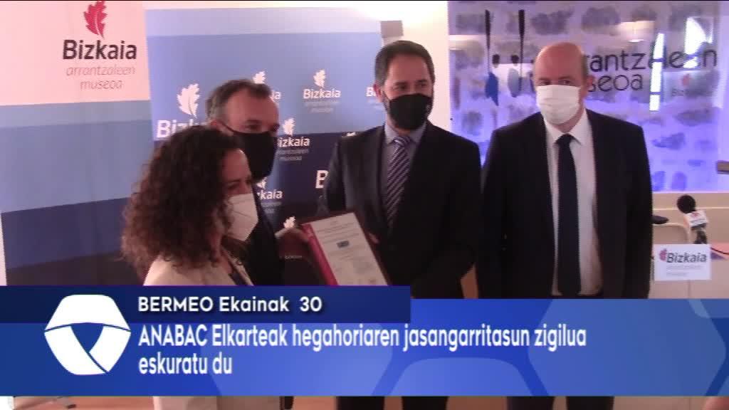 Jasangarritasun ziurtagiria jaso du ANABAC elkarteak