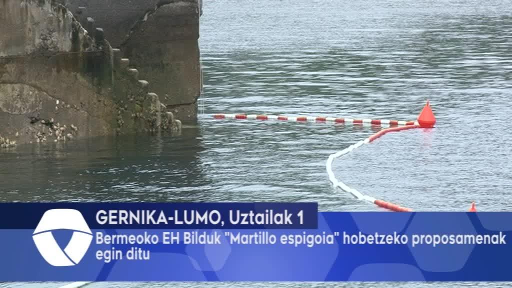 Bermeoko EH Bilduk “Martillo Espigoia” aisialdi gunea hobetzeko proposamenak egin ditu