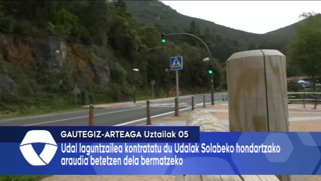 Gautegiz-Arteagako Udalak Solabeko hondartzako arautegia betearazteko langilea kontratatu du