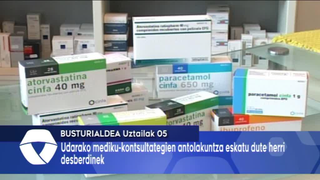 Udan herrietako mediku kontsultategiak hobeto antolatzeko eskatu dute