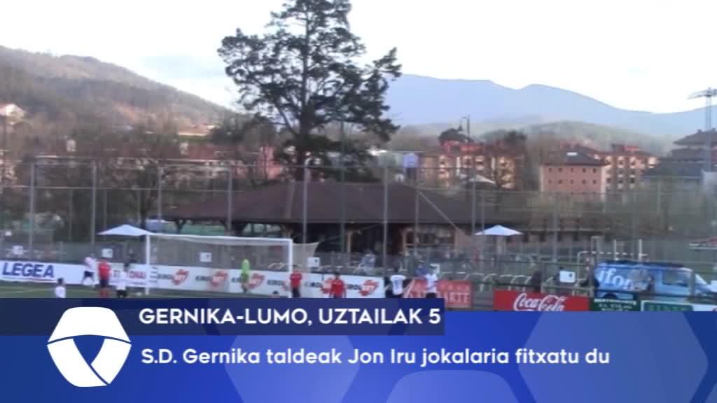 S.D. Gernika taldeak Jon Iru fitxatu du