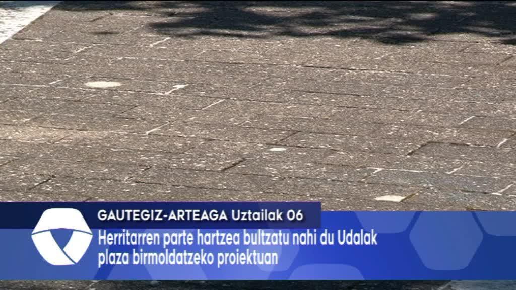 Herritarrek Herriko Plazaren birmoldaketa prosezuan erabaki dezakete
