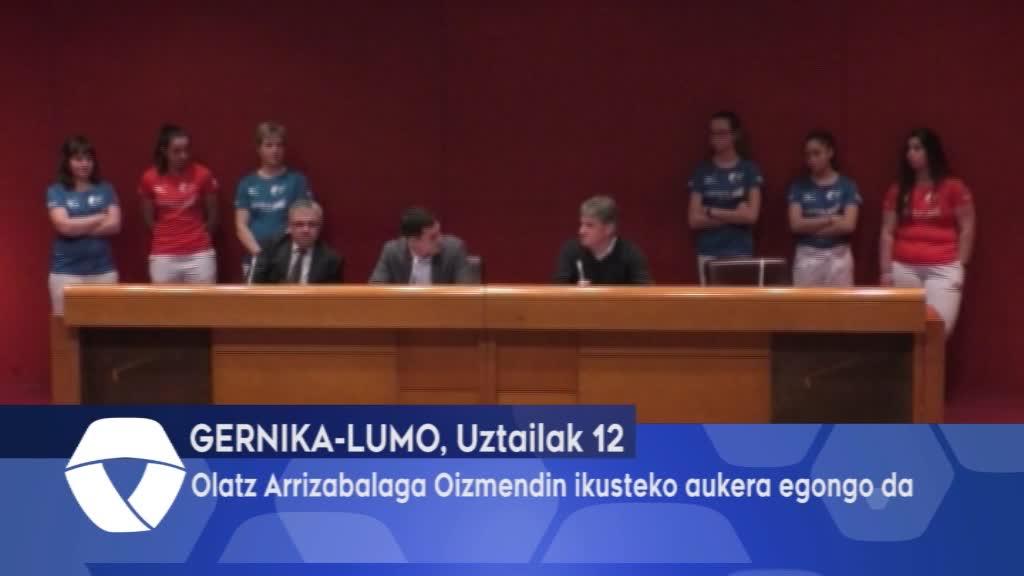 Olatz Arrizabalaga gernikarra Oizmendin egongo da ikusgai