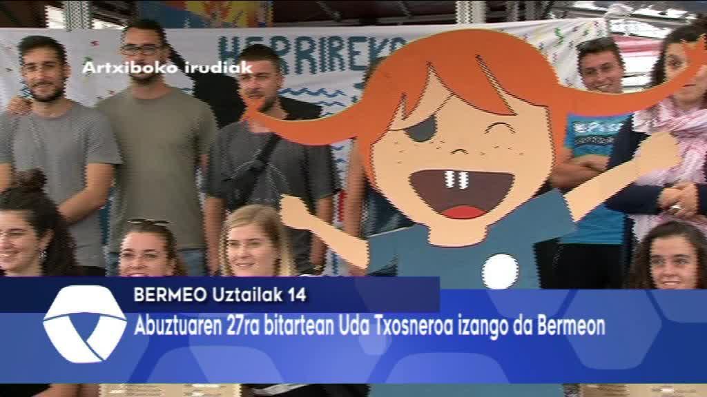 Abuztuaren 30era bitartean Uda Txosneroa izango da Bermeon