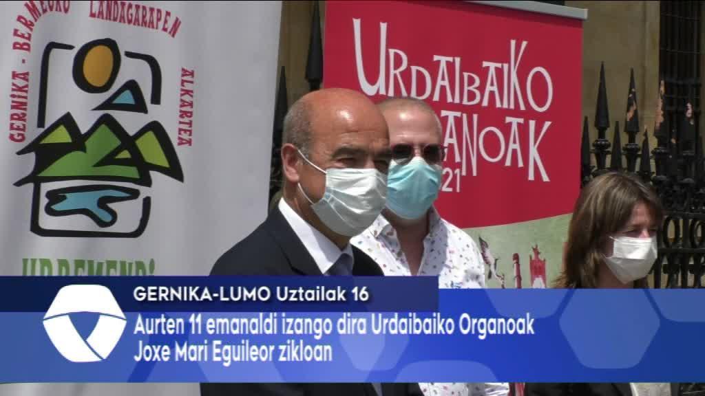Urdaibaiko Organoak jaialdian 11 emanaldi izango dira aurten