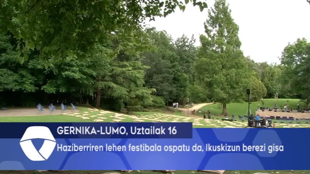 Haziberriren lehen festibala ospatu da, ikuskizun berezi gisa