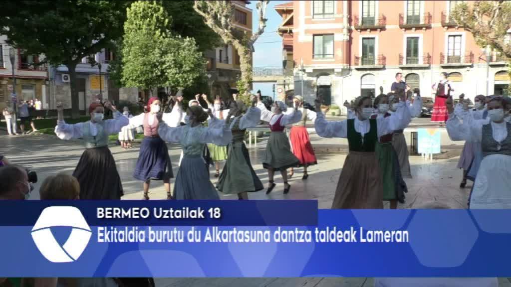 Alkartasuna dantza taldeak ekitaldia eskeini du, Lameran