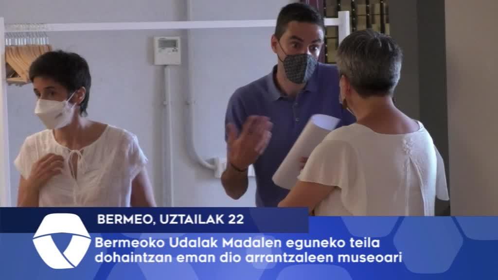 Madalen egunaren teila dohaintzaren ekitaldia