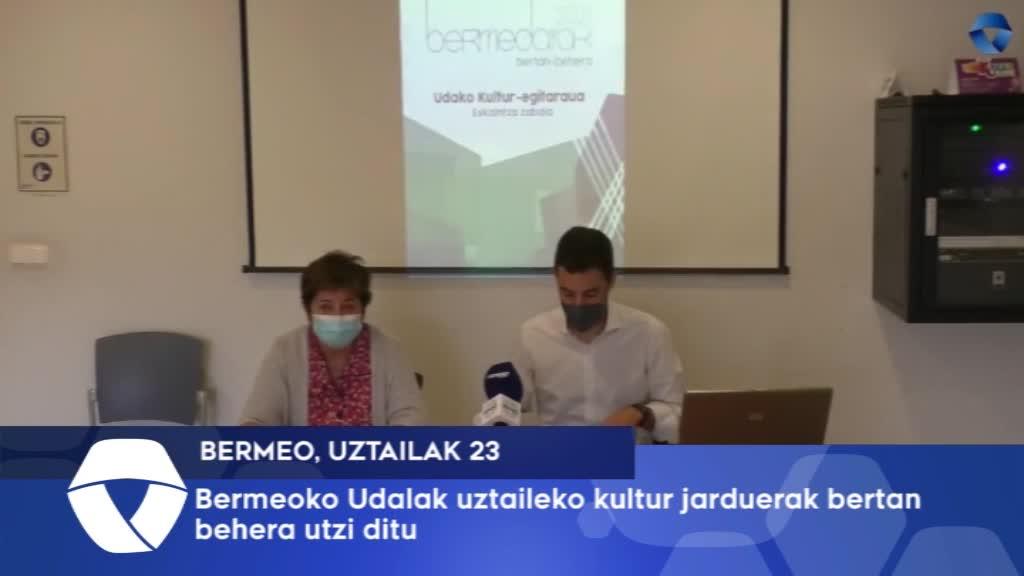 Bermeoko Udalak uztaileko kultur jarduerak bertan behera utzi ditu