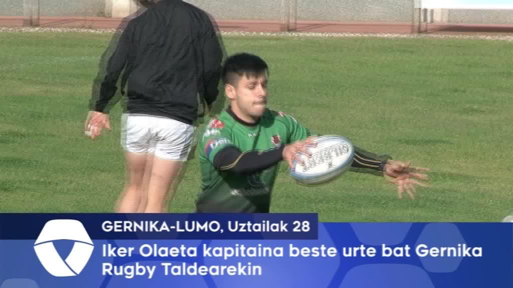 Iker Olaeta Kapitaina, betse urte bat Gernika Rugby Taldearekin