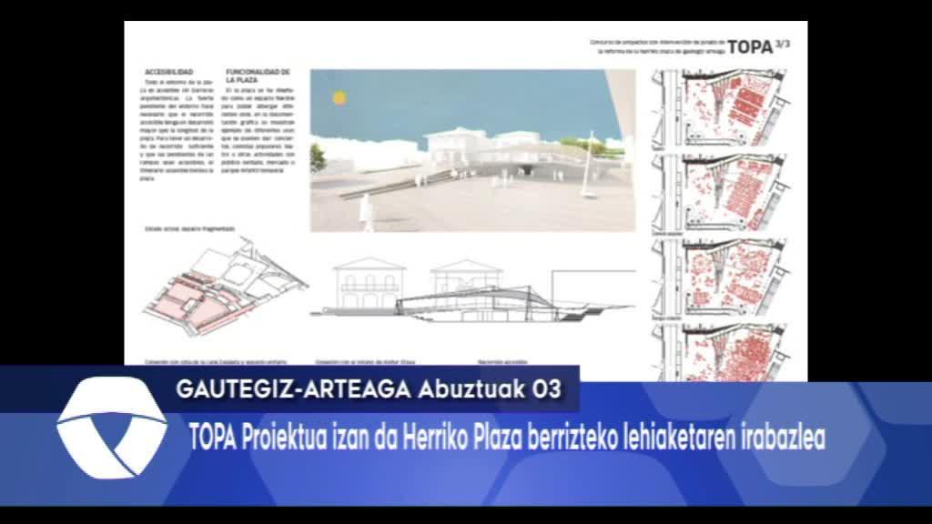 TOPA proiektuak irabazi du Herriko Plaza berrizteko lehiaketa