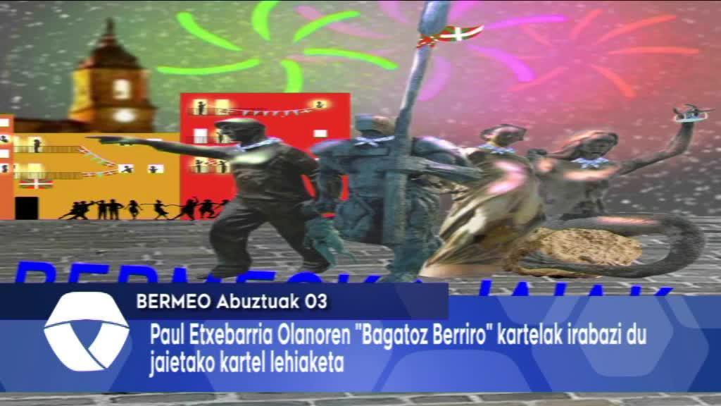 Paul Etxebarria Olanoren Bagatoz Berriro kartelak irabazi du jaietako kartel lehiaketa