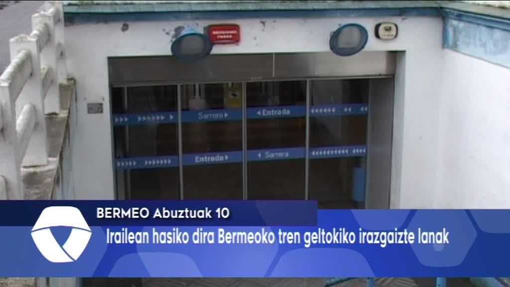 Irailean hasiko dira tren geltokiko irazgaizte lanak