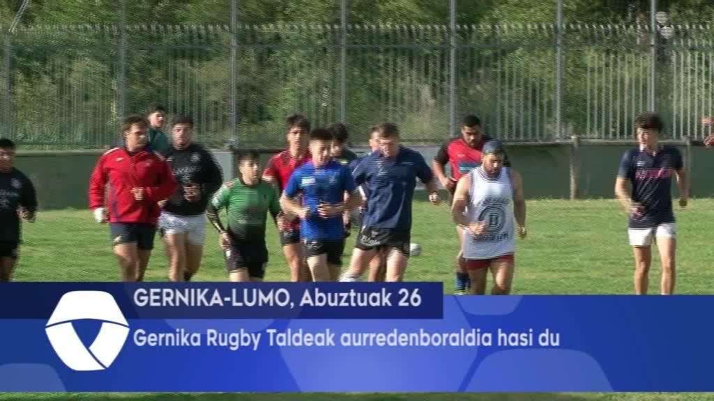 Gernika Rugby Taldeak aurredenboraldia hasi du