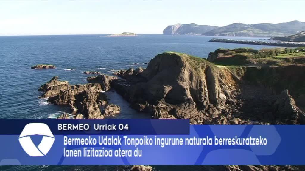 Bermeoko Udalak Tonpoiko ingurune naturala berreskuratzeko lanen lizitazioa atera du