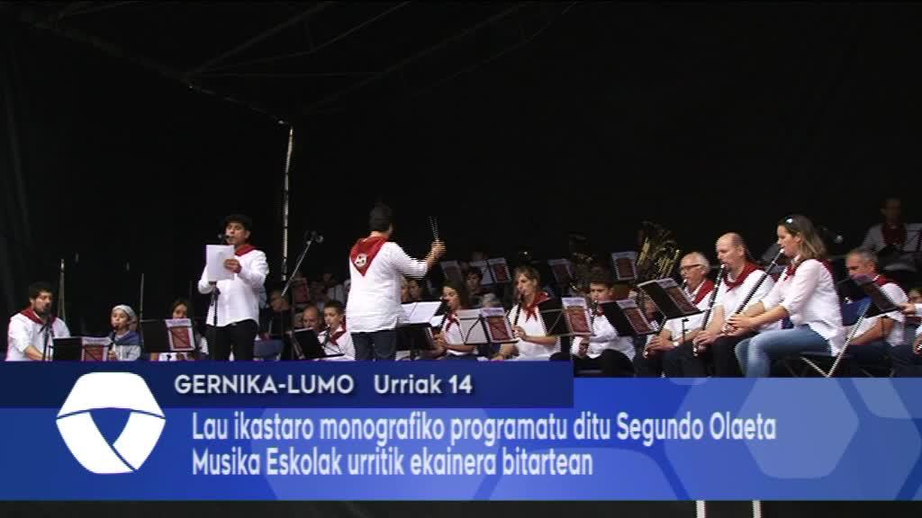 Lau ikastaro monografiko antolatu ditu Segundo Olaeta Musika Eskolak