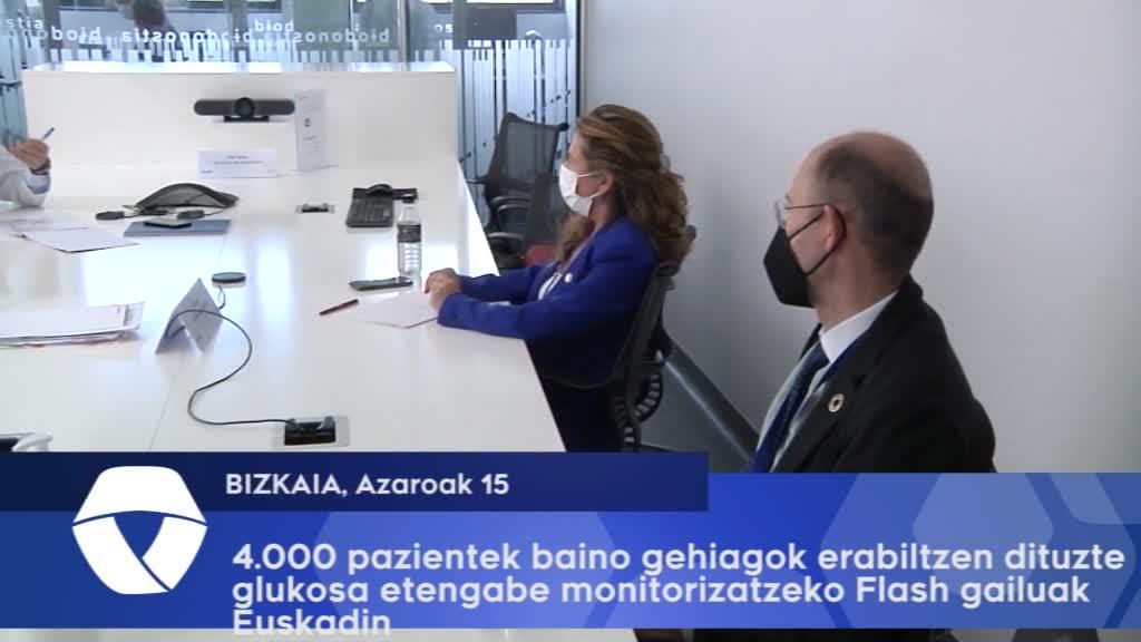 I.motako 4.000 pazientek baino gehiagok erabiltzen dituzte jada erabiltzen dituzte jada glukosa etengabe monitorizatzeko gailuak