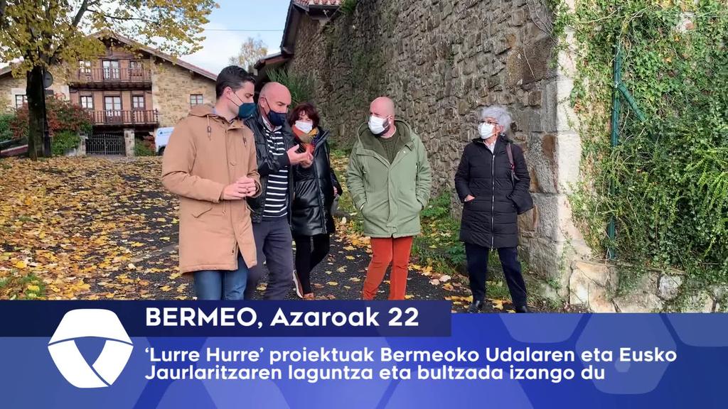 ‘Lurre Hurre’ proiektuak Bermeoko Udalaren eta Eusko Jaurlaritzaren laguntza eta bultzada izango du