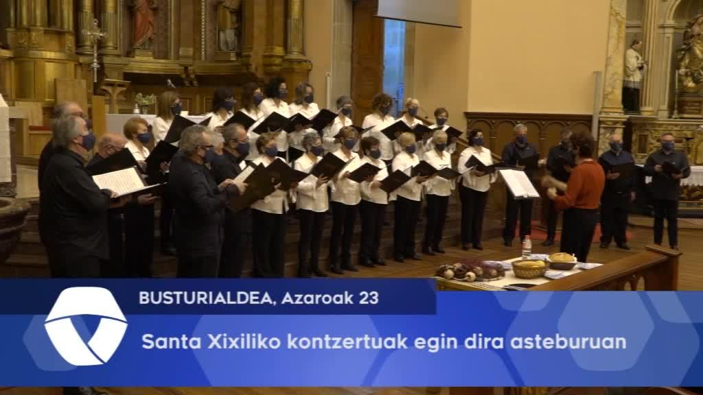 Santa Xixili ospatu da asteburuan