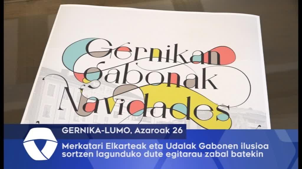 Merkatari Elkarteak eta Udalak Gabonen ilusioa sortzen lagunduko dute egitarau zabal batekin
