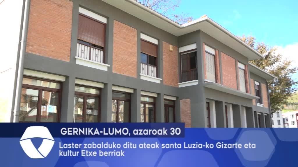 Laster zabalduko ditu ateak Santa Luzia-ko Gizarte eta Kultur Etxe berriak