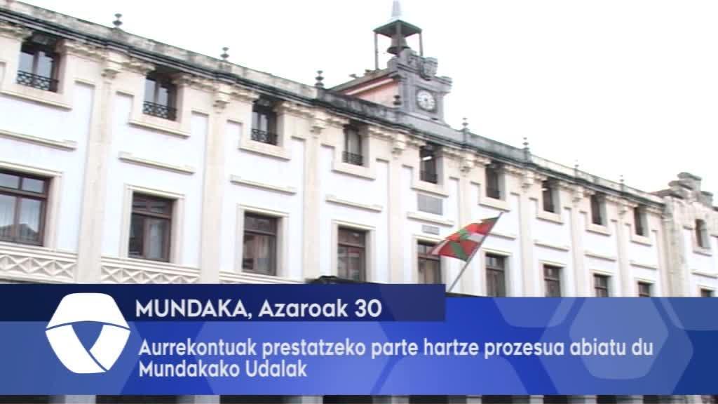 Aurrekontuak prestatzeko parte-hartze prozesua abiatu du Mundakako Udalak