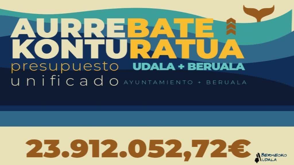 Bermeoko 2022. urterako aurrekontu bateratuari buruzko saio berezia