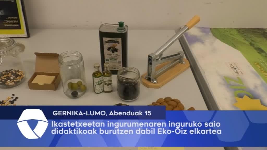 Ikastetxeetan ingurumenaren inguruko saio didaktikoak burutzen dabil Eko-Oiz elkartea